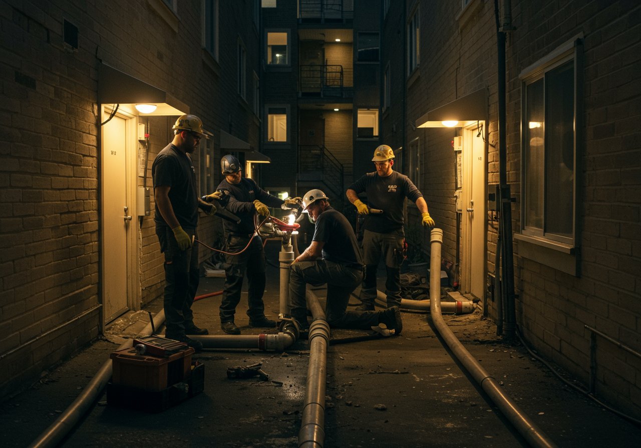 Emergency plumbing solutions for multi-unit properties: minimizing downtime and costs cover Emergency plumbing solutions for multi-unit properties: minimizing downtime and costs cover