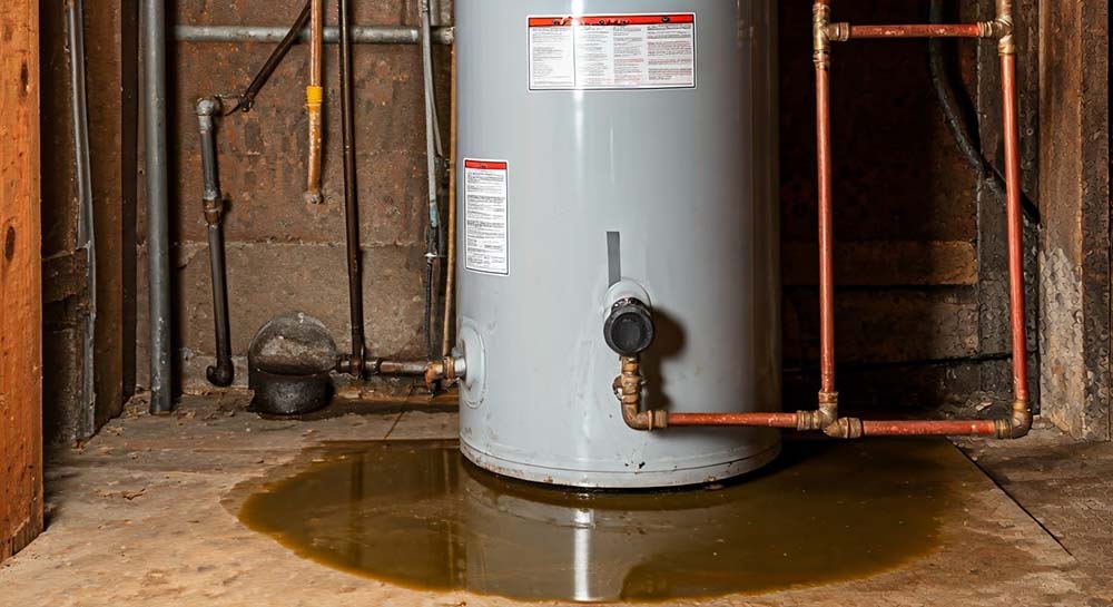 leaking water heater tank
