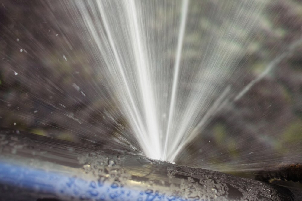 burst pipe